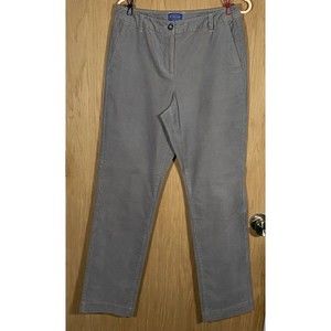 Pendleton Women's 6 Gray Corduroy Pants Straight Preppy Casual Career Academia